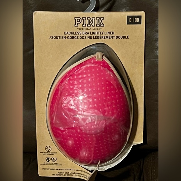 Victoria Secrets PINK backless bra lightly lined size D/DD - Picture 2 of 3